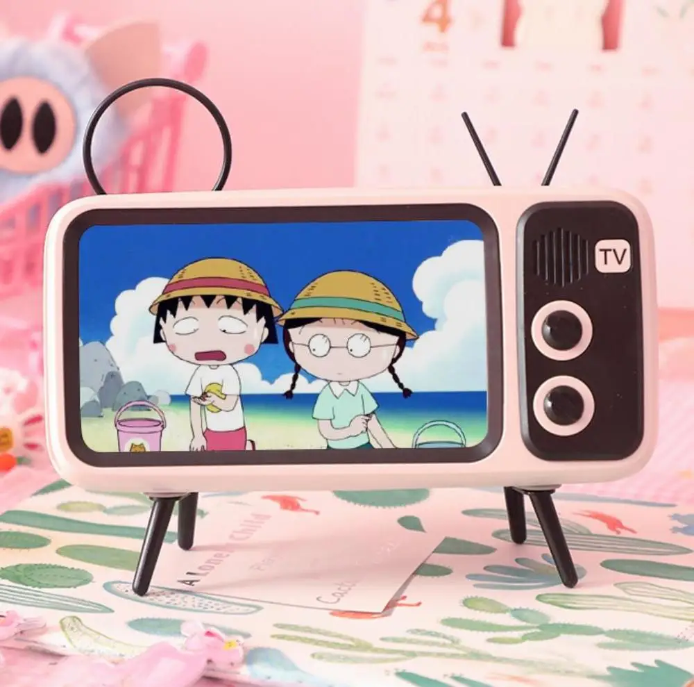 Classic TV style Phone holder & Bluetooth speaker 2 in 1 with inernal 1200mAh battery, FM radio, support reading Micro SD card
Classic TV style Phone holder & Bluetooth speaker 2 in 1 with inernal 1200mAh battery, FM radio, support reading Micro SD card