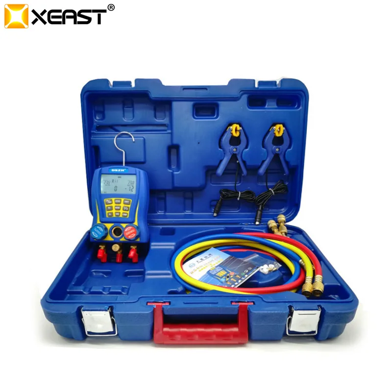 Xeast 2019 new arrive Electronic Fluoride Meter Digital Display Refrigeration Manifolds Pressure Vacuum Gauge
Xeast 2019 new arrive Electronic Fluoride Meter Digital Display Refrigeration Manifolds Pressure Vacuum Gauge