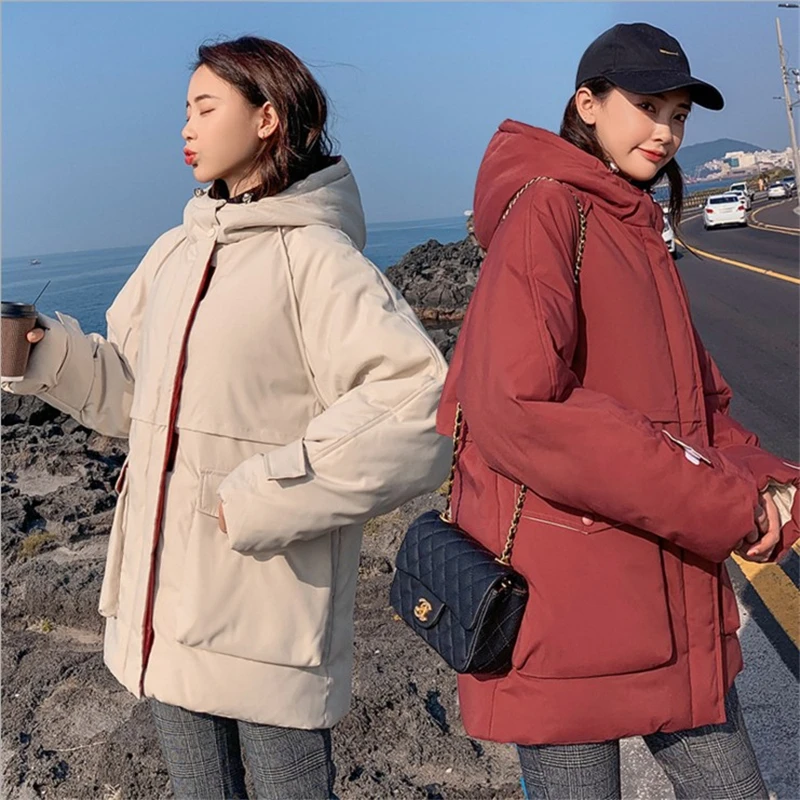 Female long cotton-padded parka coat winter new down jacket coat women loose down cotton coats women hooded warm cotton overcoat
Female long cotton-padded parka coat winter new down jacket coat women loose down cotton coats women hooded warm cotton overcoat