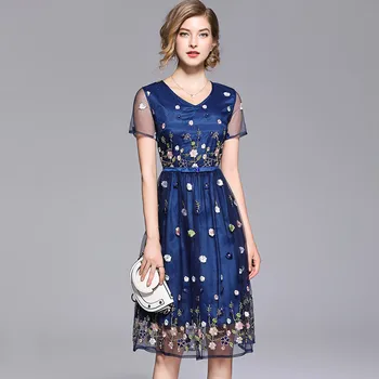 SunnyYeah Hollow Out Mesh Embroidery Dress Elegant Women Summer Dress Casual Vestidos Mujer Ladies Sexy Party Dresses Female
SunnyYeah Hollow Out Mesh Embroidery Dress Elegant Women Summer Dress Casual Vestidos Mujer Ladies Sexy Party Dresses Female