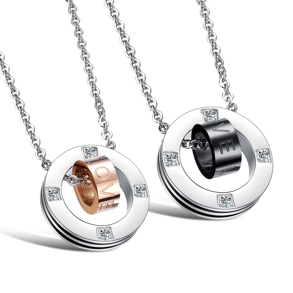 JeeMango Romantic Lovers' LOVE Pendant Necklaces Fashion 316L Stainless Steel AAA+ Cubic Zirconia Women Men Jewelry OGX948
JeeMango Romantic Lovers' LOVE Pendant Necklaces Fashion 316L Stainless Steel AAA+ Cubic Zirconia Women Men Jewelry OGX948