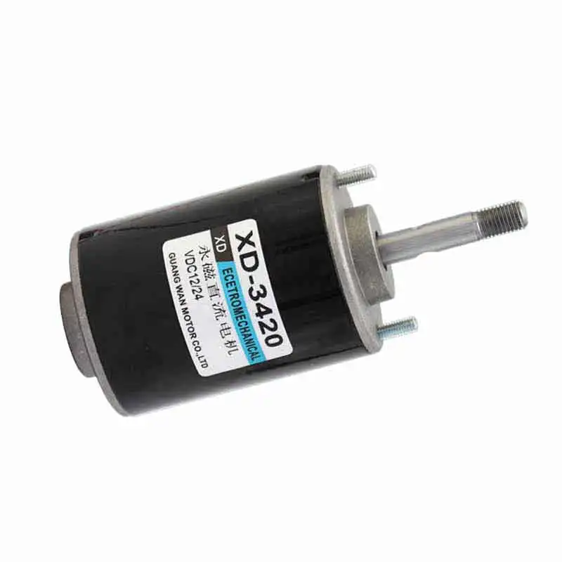 12V/24V 3000/6000rpm permanent magnet high speed Brush DC motor Positive and negative reversing small motor speed regulating 30W
12V/24V 3000/6000rpm permanent magnet high speed Brush DC motor Positive and negative reversing small motor speed regulating 30W