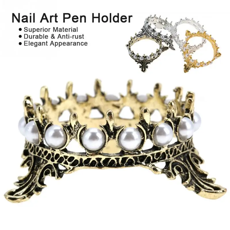 Brushes Pens Holder Crown Pearl Shape NailContainer Storage Nail Art Brushes Rack Stand Holder Manicure Tool&Accessories
Brushes Pens Holder Crown Pearl Shape NailContainer Storage Nail Art Brushes Rack Stand Holder Manicure Tool&Accessories