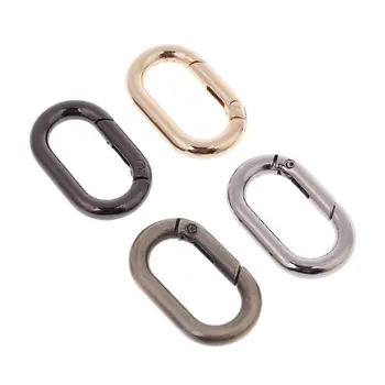 Metal Spring Oval Ring Keyring Leather Bag Belt Strap Buckle Dog Chain Snap Clasp
Metal Spring Oval Ring Keyring Leather Bag Belt Strap Buckle Dog Chain Snap Clasp