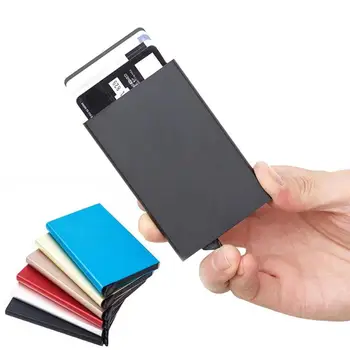 Portable Outdoor Travel Aluminum Alloy Bank Credit Card Package Metal Card Holder RFID ID Business Card Case
Portable Outdoor Travel Aluminum Alloy Bank Credit Card Package Metal Card Holder RFID ID Business Card Case
