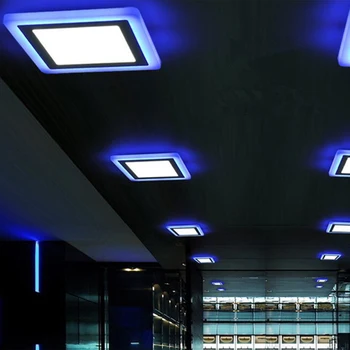 AC85-265V Dual Color LED Panel Light Downlight 5W 9W 16W 24W Ultra-thin Square Panel LED Aluminum Recessed Ceiling Down Lamp
AC85-265V Dual Color LED Panel Light Downlight 5W 9W 16W 24W Ultra-thin Square Panel LED Aluminum Recessed Ceiling Down Lamp