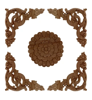 Woodcarving Decal Pretty Patterns Wood Appliques Carved Miniatures Wooden Figurine Crafts Furniture Window Home Decor DIY
Woodcarving Decal Pretty Patterns Wood Appliques Carved Miniatures Wooden Figurine Crafts Furniture Window Home Decor DIY