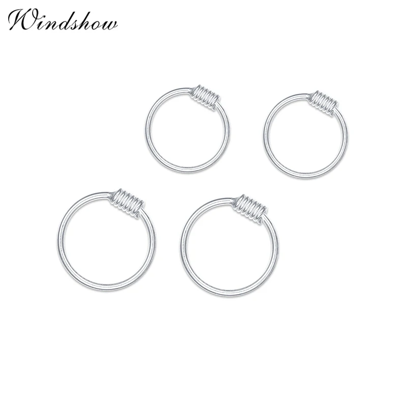 Серьги-кольца женские из серебра 925 пробы | Украшения и аксессуары
