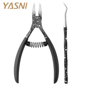 

Professional Nail Cuticle Pusher Nipper Clippers Dead Skin Remover Stainless Steel Scissor Plier Manicure Tool NT146
