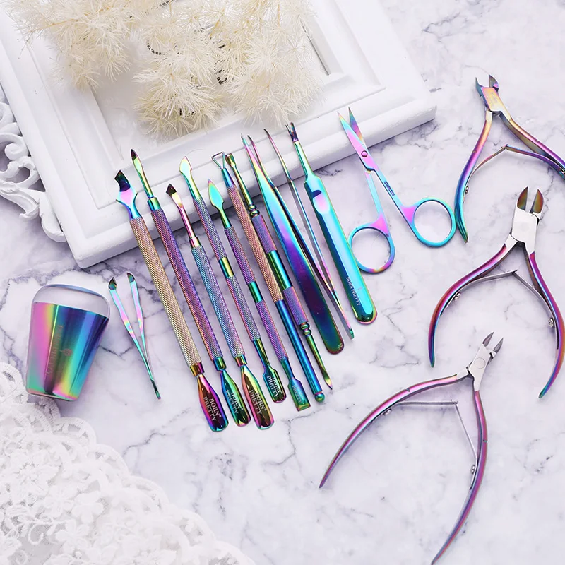 BORN PRETTY 1 PC Nail Art Tool Nipper Nail Cuticle Scissor UV Gel Remover Pusher Rainbow Dead Skin Metal Holographic Stamper
BORN PRETTY 1 PC Nail Art Tool Nipper Nail Cuticle Scissor UV Gel Remover Pusher Rainbow Dead Skin Metal Holographic Stamper