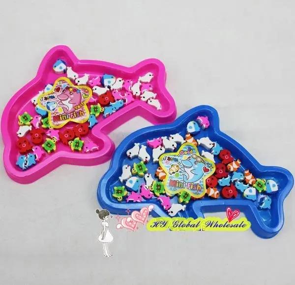 40pcs/set Freeshipping!New Marine Animal Eraser with gift box Mini Fish Eraser Office&Study Cartoon Rubber Kids Gifts
40pcs/set Freeshipping!New Marine Animal Eraser with gift box Mini Fish Eraser Office&Study Cartoon Rubber Kids Gifts