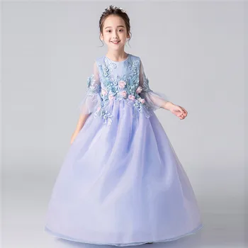 2018New Luxury Children Girls Appliques Flowers Birthday Wedding Party Prom Mesh Dress Model Catwalk Kids Teens Piano Host Dress
2018New Luxury Children Girls Appliques Flowers Birthday Wedding Party Prom Mesh Dress Model Catwalk Kids Teens Piano Host Dress