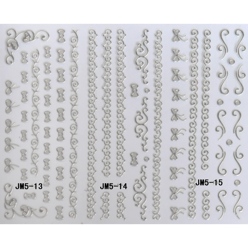 3 PACKS / LOT NAIL ART METAL DECAL SELF ADHESIVE STICKER SLIDER GOLD SILVER VANTAGE BOW TIE SWIRL PATTERN JM013-015
3 PACKS / LOT NAIL ART METAL DECAL SELF ADHESIVE STICKER SLIDER GOLD SILVER VANTAGE BOW TIE SWIRL PATTERN JM013-015