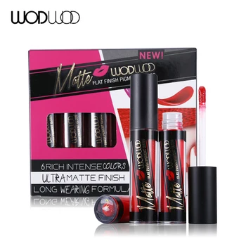 Wodwod Brand 6pcs/lot Lip Makeup Long Lasting Lip Gloss Matte Lipgloss Set Liquid Lipstick Waterproof Lip GlossTattoo Ultra 
Wodwod Brand 6pcs/lot Lip Makeup Long Lasting Lip Gloss Matte Lipgloss Set Liquid Lipstick Waterproof Lip GlossTattoo Ultra