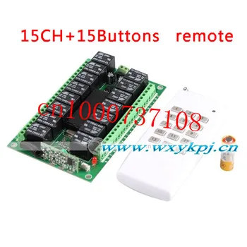 15CH DC 12V rf home automation remote control switch 433MHZ transmitter and recevier wireless switch Radio smart home control
15CH DC 12V rf home automation remote control switch 433MHZ transmitter and recevier wireless switch Radio smart home control
