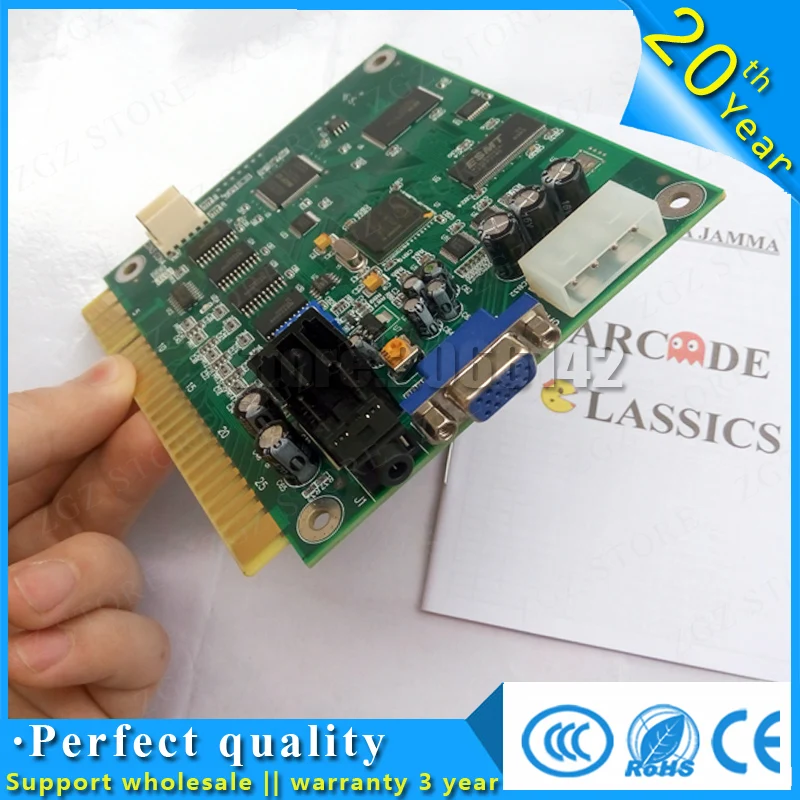 2016 Jamma 60 in 1 Classical Game PCB for Cocktail Arcade Machine or Up Right arcade game machine
2016 Jamma 60 in 1 Classical Game PCB for Cocktail Arcade Machine or Up Right arcade game machine