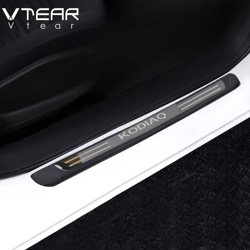 Vtear For Skoda Kodiaq Accessories car door sill cover trim anti-scuff plate Threshold pedal exterior scuff car-styling 17-19
Vtear For Skoda Kodiaq Accessories car door sill cover trim anti-scuff plate Threshold pedal exterior scuff car-styling 17-19