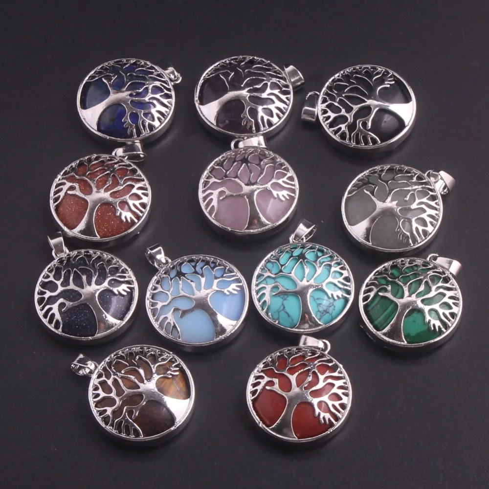 Wholesale 12pcs/lot Tree of Life Pendant Necklace Amethysts Natural Crystal Stone Pendants Handmade Reiki Charm Jewelry Free
Wholesale 12pcs/lot Tree of Life Pendant Necklace Amethysts Natural Crystal Stone Pendants Handmade Reiki Charm Jewelry Free