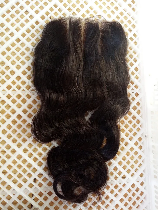 Три Часть Объемная Волна Lace Closure Может Быть Рестайлинг Maxglam 8А Бразильский
