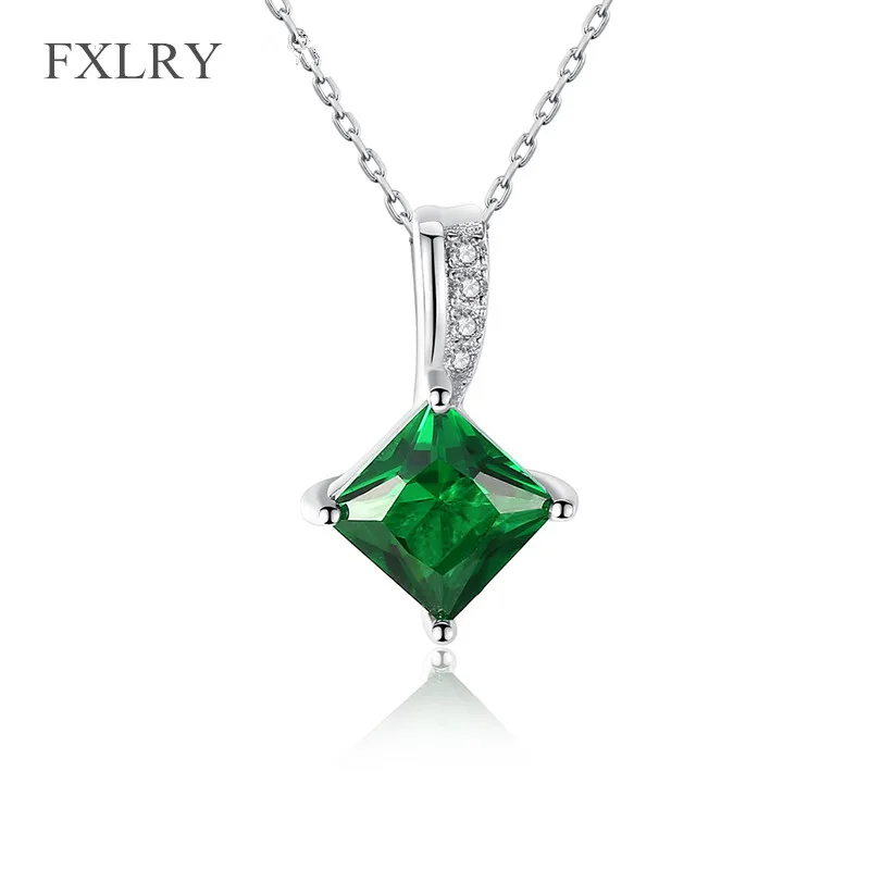 FXLRY Hot Selling Elegant Silver color Classic Square Zircon Pendant Necklace For Girl To Gift Fashion Jewelry
FXLRY Hot Selling Elegant Silver color Classic Square Zircon Pendant Necklace For Girl To Gift Fashion Jewelry