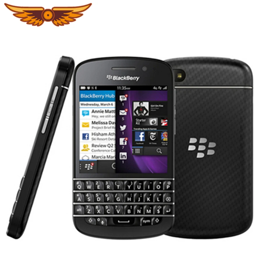 Q10 Оригинальный разблокирована Blackberry двухъядерный 8MP 16 Гб Встроенная память 2