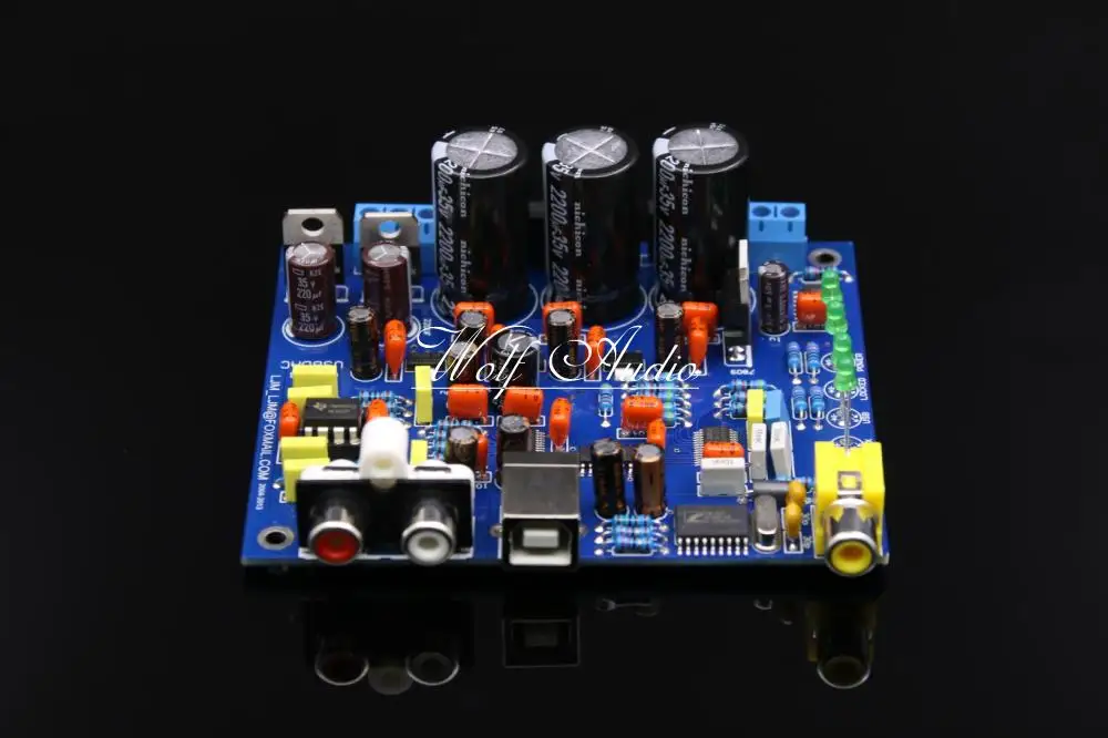 

LJM Audio HiFi CS8416 CS4398 DAC Assembly Board With USB Coaxial 24BIT/192K 32K Decoder Board New