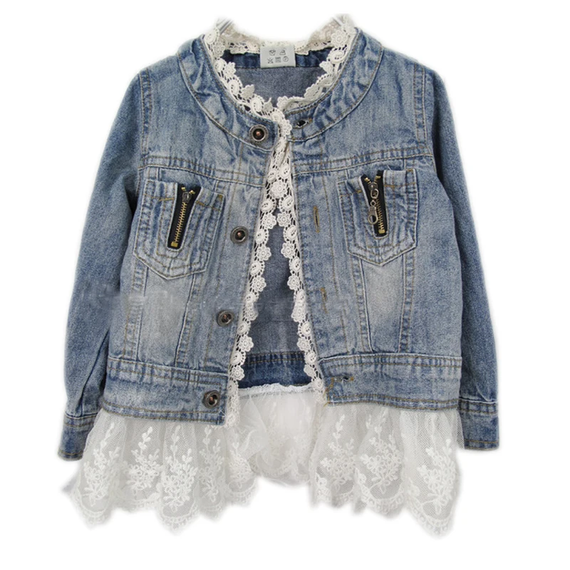 New Fashion Kids Girls Spring/Autumn Jean Jackets Kids Lace Coat Long Sleeve Button Denim Jackets For Girls 3-7Yrs
New Fashion Kids Girls Spring/Autumn Jean Jackets Kids Lace Coat Long Sleeve Button Denim Jackets For Girls 3-7Yrs