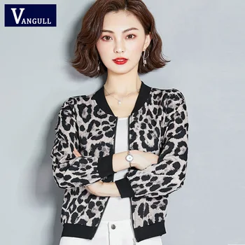 Vangull Women Baseball Jacket Leopard Printed Coat Long Sleeve Female Short Zipper Tops 2019 Autumn New Fashion Slim Outerwear
Vangull Women Baseball Jacket Leopard Printed Coat Long Sleeve Female Short Zipper Tops 2019 Autumn New Fashion Slim Outerwear