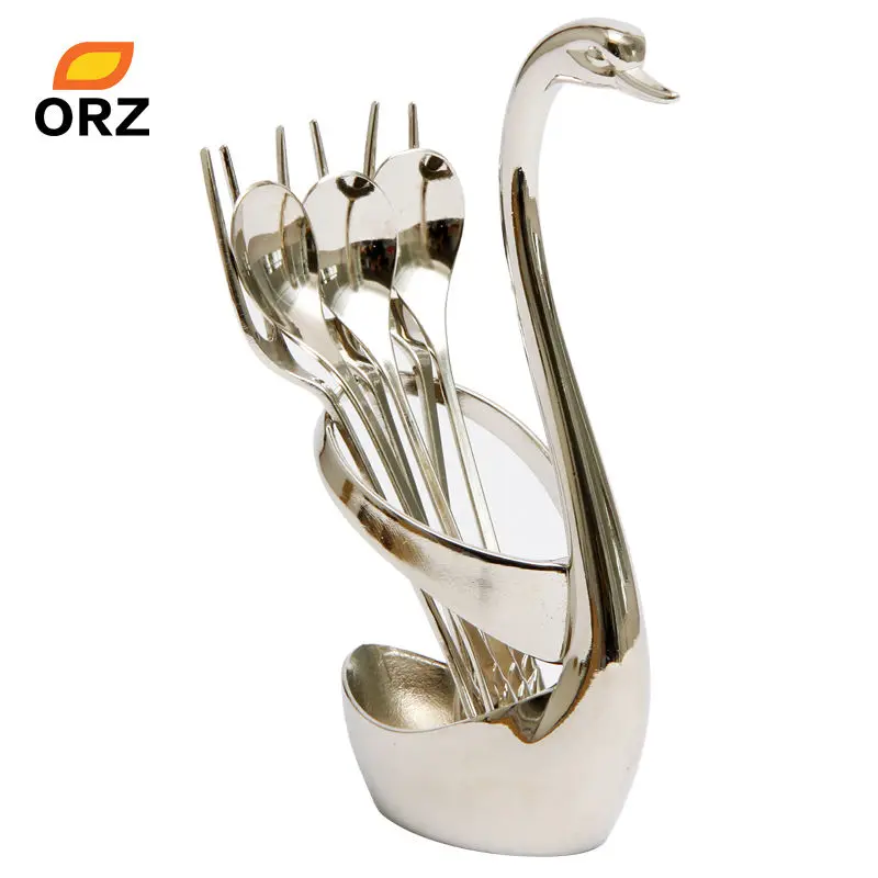 ORZ 7PCS/Set Swan Dinnerware SpoonSets 3 Fork+1 Holder Wedding Party Fruit Tableware Dinnerware Sets Tableware
ORZ 7PCS/Set Swan Dinnerware SpoonSets 3 Fork+1 Holder Wedding Party Fruit Tableware Dinnerware Sets Tableware