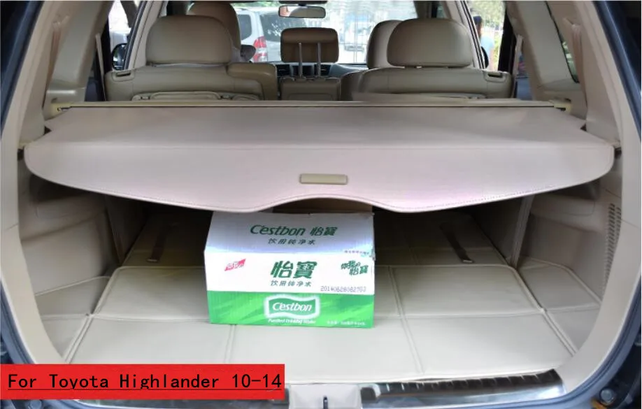 JINGHANG Car Rear Trunk Security Shield Cargo Cover Fits For Toyota Highlander 2010 2011 2012 2013 2014 ( black, beige)
JINGHANG Car Rear Trunk Security Shield Cargo Cover Fits For Toyota Highlander 2010 2011 2012 2013 2014 ( black, beige)