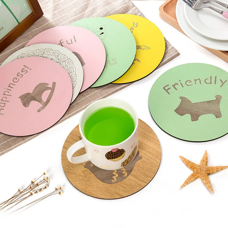 2PC Candy Color Cup Mat Wooden Heat Insulation Round Coaster Tea Coffee Mug Drink Holder For DIY Crafts Party Decor Random Color
2PC Candy Color Cup Mat Wooden Heat Insulation Round Coaster Tea Coffee Mug Drink Holder For DIY Crafts Party Decor Random Color