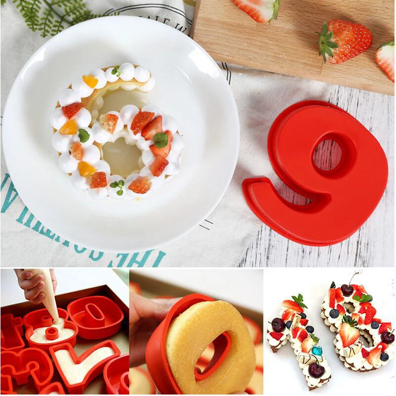 10 inch 0-9 Silicone Digital Cake Mold Cake Numbers Shape Cake Decoration Tool / Tools for Wedding Birthday Anniversary
10 inch 0-9 Silicone Digital Cake Mold Cake Numbers Shape Cake Decoration Tool / Tools for Wedding Birthday Anniversary