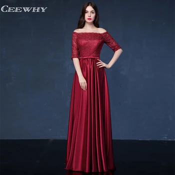 CEEWHY Boat Neck Half Sleeves Elegant Evening Dresses Long 2018 Mother of the Bride Dress Formal Party Dress Vestido de Festa
CEEWHY Boat Neck Half Sleeves Elegant Evening Dresses Long 2018 Mother of the Bride Dress Formal Party Dress Vestido de Festa