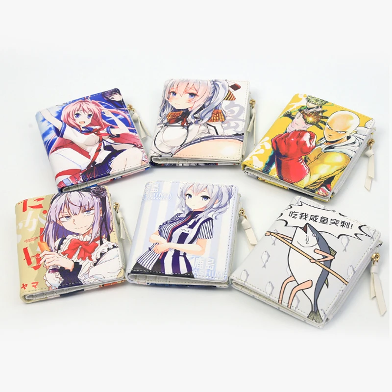 Dagashi Kashi/ETERNAL SKY/kantai collection/ONE PUNCH-MAN/Sumikkogurashi Anime Short Wallet Pu Kawaii Purse with Coin Pocket 
Dagashi Kashi/ETERNAL SKY/kantai collection/ONE PUNCH-MAN/Sumikkogurashi Anime Short Wallet Pu Kawaii Purse with Coin Pocket