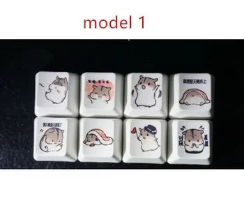 8 pcs/set Mechanical Keyboard Keycaps Dye Sublimation Personality Caps PBT OEM/R4 Height
8 pcs/set Mechanical Keyboard Keycaps Dye Sublimation Personality Caps PBT OEM/R4 Height