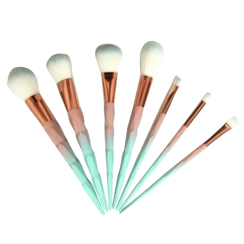 7pcs Diamond Unicorn Makeup Brushes Set Pink Green Handle Foundation Brush Face Powder Eyeliner Blending Cosmetic Beauty Tool
7pcs Diamond Unicorn Makeup Brushes Set Pink Green Handle Foundation Brush Face Powder Eyeliner Blending Cosmetic Beauty Tool
