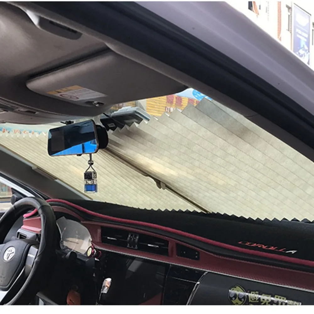 Summer Hanging Car Blinds Automatic Retractable Sun Shade Car Sun Pleated Curtains
Summer Hanging Car Blinds Automatic Retractable Sun Shade Car Sun Pleated Curtains