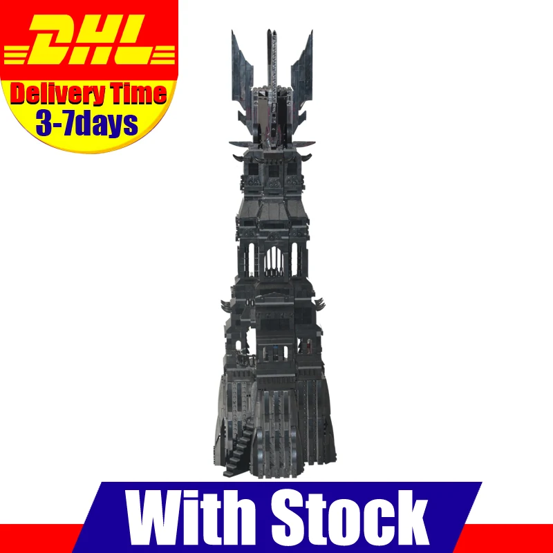 

LEPIN 16010 2430Pcs Lord of the Rings The Tower of Orthanc Model Building Kits Blocks Bricks Toys Compatible LegoINGlys 10237