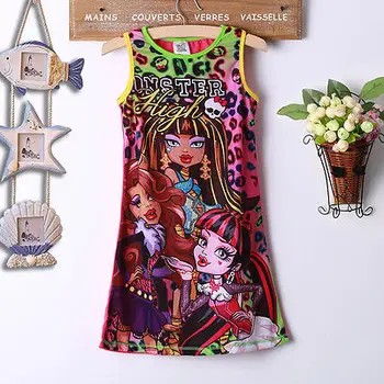 2015 Monster High Kids Girls Party Dress Summer Sleeveless Casual Sundress Mini Dress 4-14Y
2015 Monster High Kids Girls Party Dress Summer Sleeveless Casual Sundress Mini Dress 4-14Y