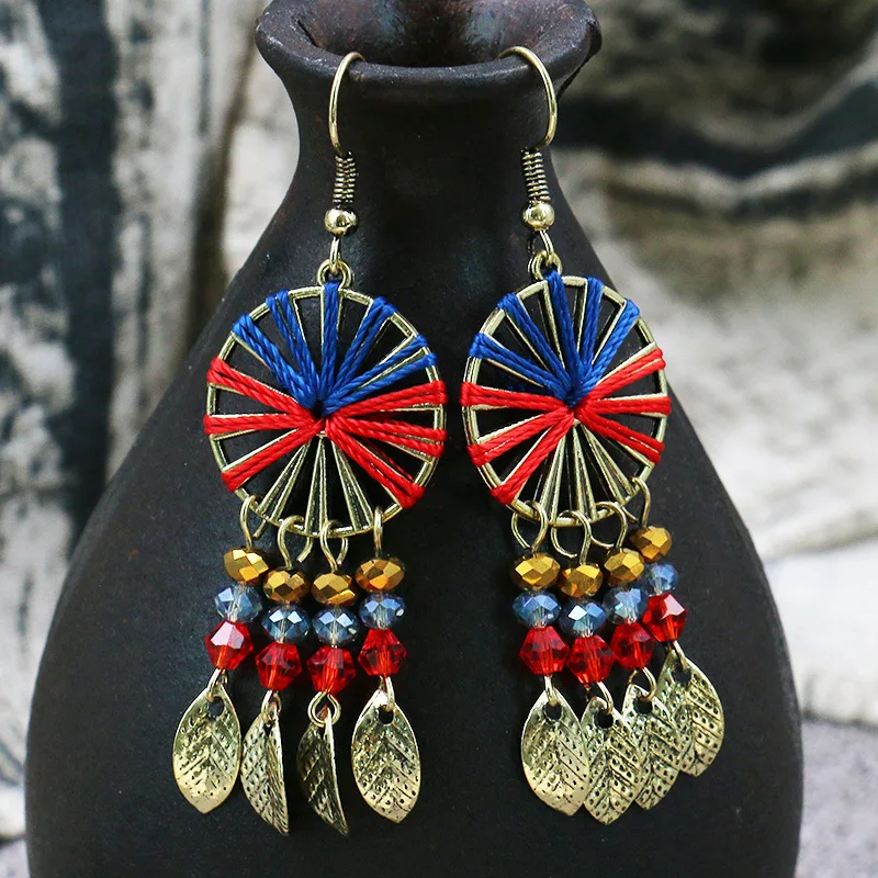 Multiple Vintage Ethnic Dangle Drop Earrings for Women Female Anniversary Bridal Party Wedding Jewelry Ornaments Accessories
Multiple Vintage Ethnic Dangle Drop Earrings for Women Female Anniversary Bridal Party Wedding Jewelry Ornaments Accessories