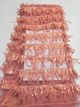 Long sequins embroidered African lace fabric Nigeria lace French tulle 2060 clothing fabric wedding dress fabric
Long sequins embroidered African lace fabric Nigeria lace French tulle 2060 clothing fabric wedding dress fabric
