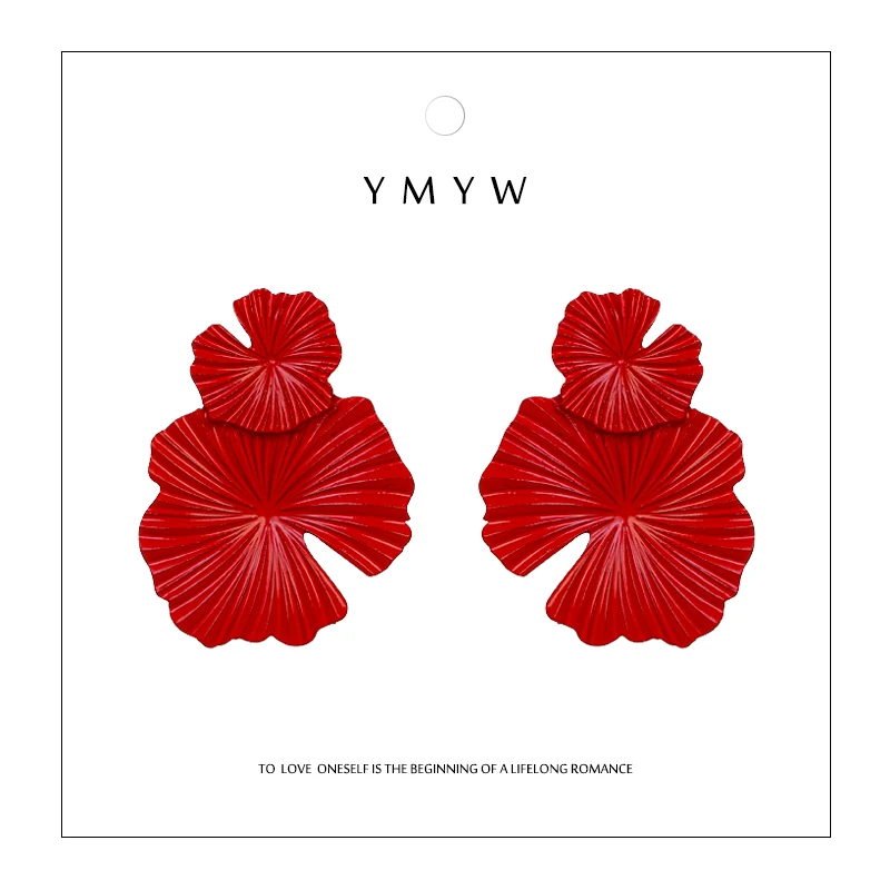 YMYW Fashion Unique Trendy Leaf Drop Earrings 2018 Brand Charms Color Plant Metal Statement Women Jewelry Party Brincos Gift
YMYW Fashion Unique Trendy Leaf Drop Earrings 2018 Brand Charms Color Plant Metal Statement Women Jewelry Party Brincos Gift