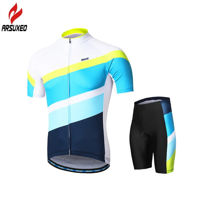 ARSUXEO 2018 Summer Pro Men Women Short Sleeve Cycling Jersey Set with Zipper Pocket MTB Bike Clothes Cycling Sets Ropa Ciclismo
ARSUXEO 2018 Summer Pro Men Women Short Sleeve Cycling Jersey Set with Zipper Pocket MTB Bike Clothes Cycling Sets Ropa Ciclismo