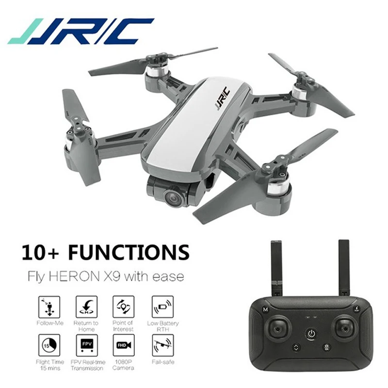 JJRC X9 5G 1080P WiFi FPV RC Drone GPS Brushless Gimbal Flow Positioning Altitude Hold Quadcopter Remote Control Helicopters
JJRC X9 5G 1080P WiFi FPV RC Drone GPS Brushless Gimbal Flow Positioning Altitude Hold Quadcopter Remote Control Helicopters