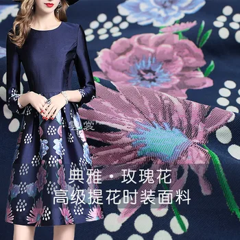 148cm rose jacquard fabric Italian brand yarn-dyed fashion cheongsam dress jacquard fabric material wholesale cloth
148cm rose jacquard fabric Italian brand yarn-dyed fashion cheongsam dress jacquard fabric material wholesale cloth