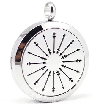 30mm stainless steel new design arrow aromatherapy aroma essential oil diffuser necklace
30mm stainless steel new design arrow aromatherapy aroma essential oil diffuser necklace