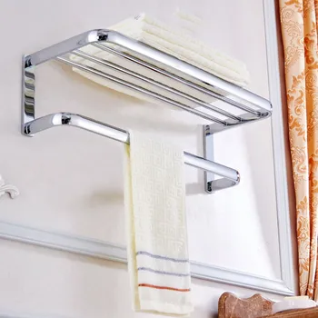 Modern Chrome Bathroom Wall Mounted Towel Rail Holder Shelf Storage Rack Double Towel Rails Bar KD892
Modern Chrome Bathroom Wall Mounted Towel Rail Holder Shelf Storage Rack Double Towel Rails Bar KD892