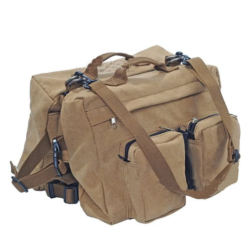 Canvas pet dog saddlebag backpack dog tripper hound Travel Hiking Camping baddle bag for Medium Large Dogs Khaki
Canvas pet dog saddlebag backpack dog tripper hound Travel Hiking Camping baddle bag for Medium Large Dogs Khaki