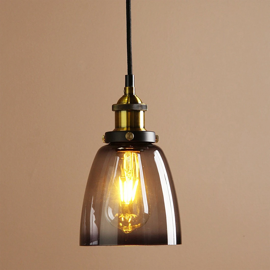 Vintage Industrial Metal Finish Black Gray Glass Shade Retro Ceiling Light Vintage Hanging Lights fitting
Vintage Industrial Metal Finish Black Gray Glass Shade Retro Ceiling Light Vintage Hanging Lights fitting