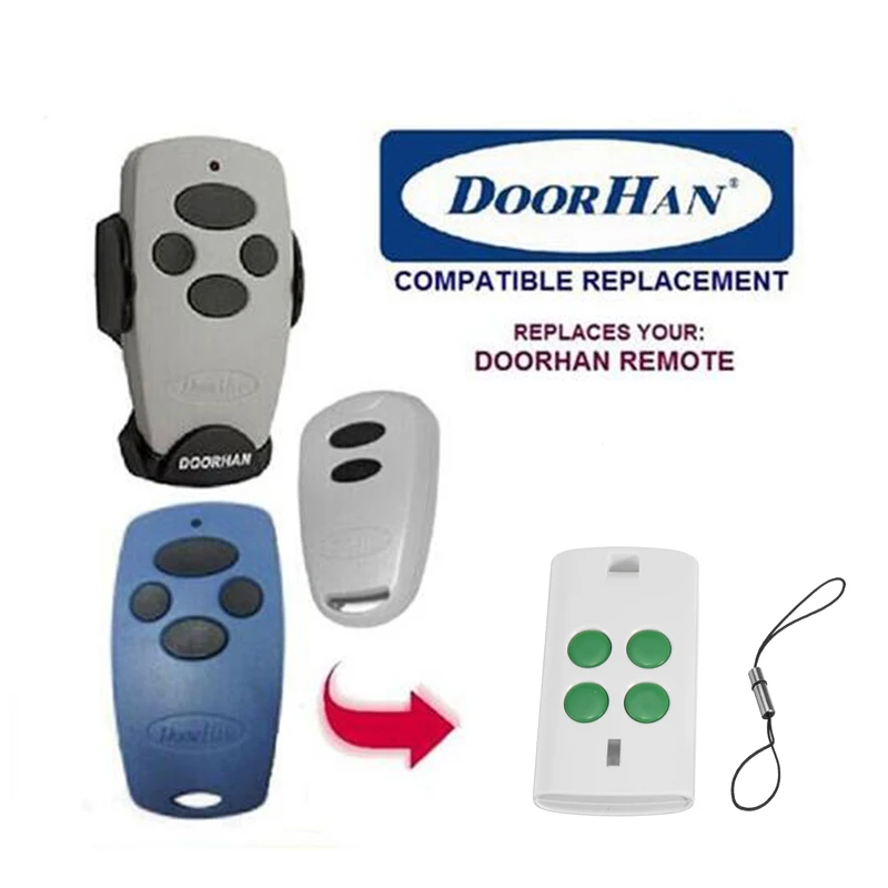 2pcs Garage Door operner DOORHAN Transmitter Duplicator Multi Frequency 280-868MHz free shipping
2pcs Garage Door operner DOORHAN Transmitter Duplicator Multi Frequency 280-868MHz free shipping